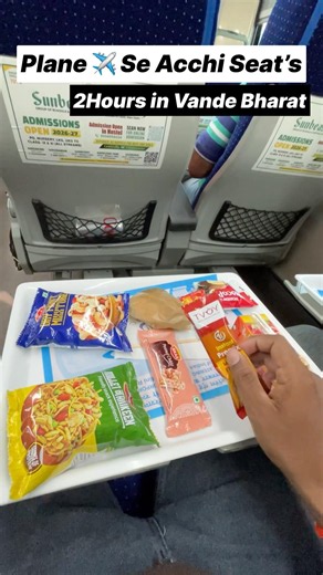 Plane Se Acchi Seats Vande Bharat Me 2 Ghante #shorts #plane #seats #comparison #vandebharatexpress