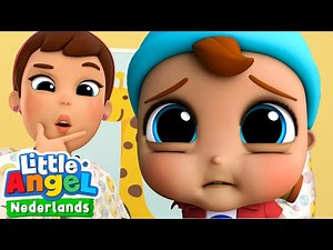 Naar de dokter lied | Kinderliedjes met Baby John | Little Angel Nederlands