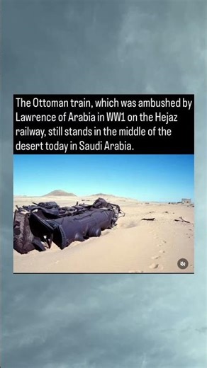 The WWI Train Still Standing in the Desert 😳 #shorts