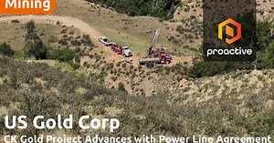 U.S. Gold Corp advances CK Gold with powerline deal, key milestone toward Wyoming construction