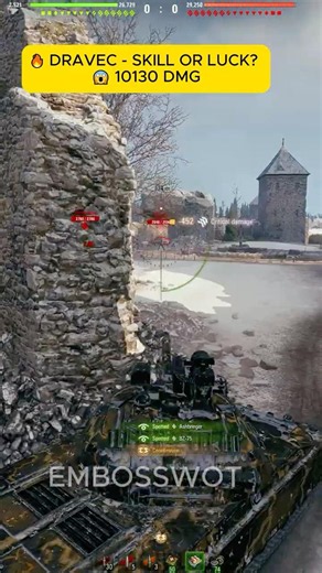 🔥 DRAVEC — SKILL OR LUCK? 😱 10130 DAMAGE IN ONE BATTLE | #WorldofTanks