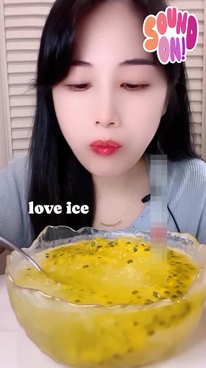 crunchy crushed ice passion fruit overload | Love Ice