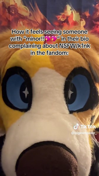 When I was 15 I was playing Minecraft and Roblox, not arguing about the ethics of k1nks on the internet 😭 I’m actually scared for the future generations. (Btw this goes both ways- if you post adult content you’d better be blocking every person that follows you that isn’t 18 ) #furry #fursuit #drama #minors #safety
