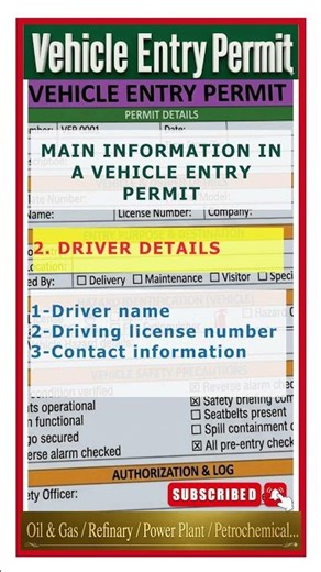 Vehicle Entry Permit system explained // Gulf Civil Engineer