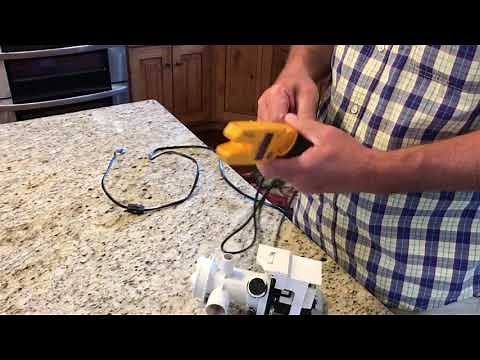 Testing for No Drain error code on Washing Machine Pump Motor