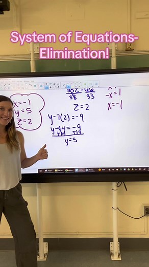 Solving Systems of Equations Using Elimination