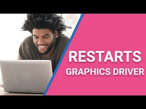 Restart graphics driver using shortcut key in windows operating system
