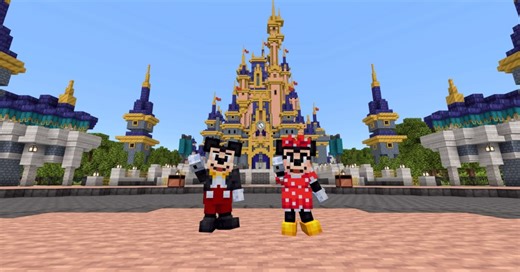 Minecraft's Walt Disney World Magic Kingdom Adventure Launches Today