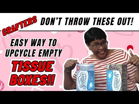 super simple!!! Useful Idea For Empty Tissue Boxez!