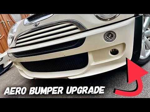 Mini R52 front aero bumper upgrade includes a short step by step install video