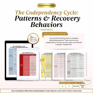 The Codependency Cycle: Patterns and Recovery Behaviors - Printable Recovery Guide With Worksheets - Etsy