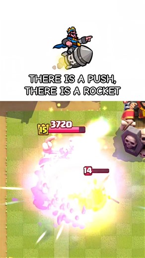 BEST ROCKET VALUE!! #clashroyale #clash #tepukkartu #supercell #filter