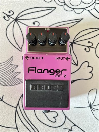 Boss BF-2 Flanger (Black Label) Made in japan 1982 vintage | Reverb France