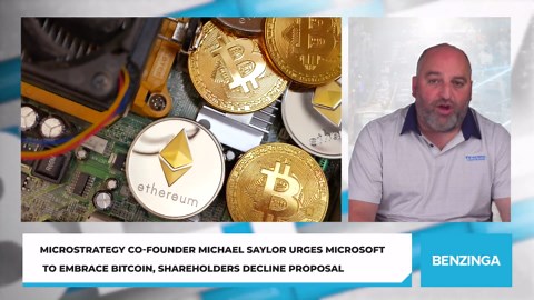 MicroStrategy Co-founder Michael Saylor Urges Microsoft To Embrace Bitcoin, Shareholders Decline Proposal