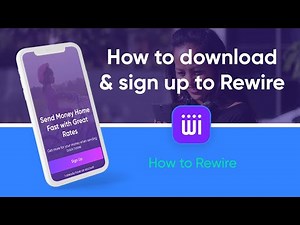 How to download the Rewire app and Sign up to an account in Israel