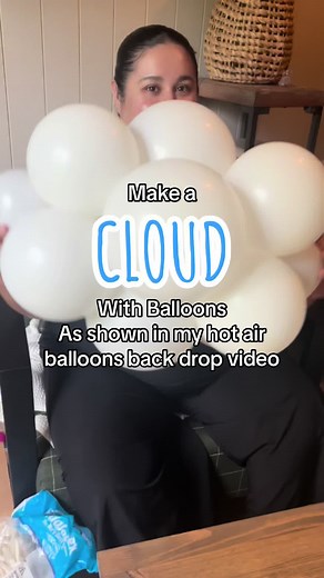 Tutorial de Nubes de Globos para Baby Showers