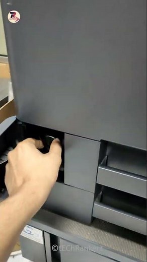 How to change waste toner box in KYOCERA TASKALFA 5052ci/5053ci PHOTOCOPIER#changewastetoner #howto