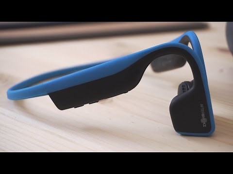 Bone Conduction Headphones??? AfterShokz Trekz Titanium Review!