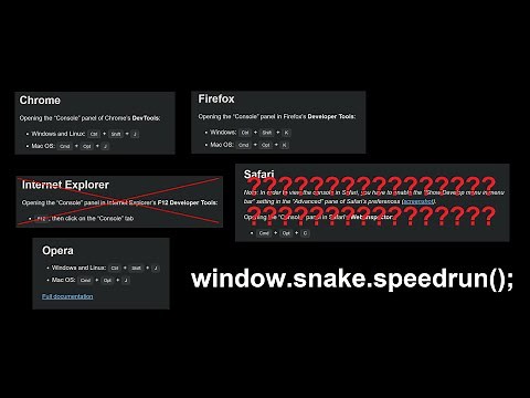 Built in Timer and Autosplitter for Google Snake Tutorial (Just press T)