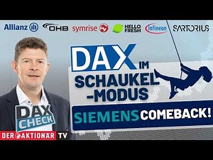 DAX-Check LIVE: Allianz, HelloFresh, Infineon, OHB, Sartorius Vz., Siemens, Symrise im Fokus