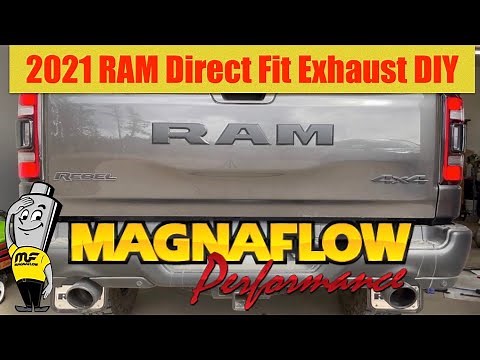 2021 RAM Rebel 1500 MAGNAFLOW Direct Fit Exhaust DIY - Part # 19433