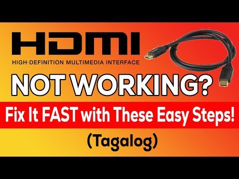 HDMI Not Working? Fix It FAST with These Easy Steps! (Tagalog)