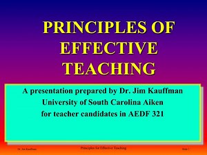PPT - PRINCIPLES OF EFFECTIVE TEACHING PowerPoint Presentation, free download - ID:684197