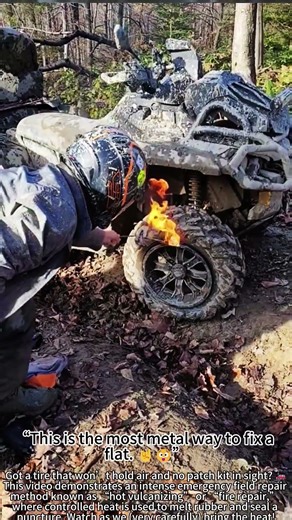 Fire Kisses for a Leaky Tire! 🔥💋