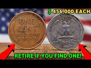 STOP Spending These Coins! 20 Rare Quarters & Wheat Pennies Worth Up to $35 MILLION