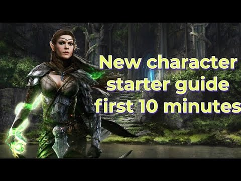 ESO New Character Start Guide (First 10 minutes)