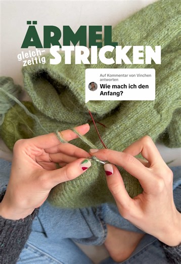 Antwort auf @Vinchen Ihr wolltet sehen, wie ich den Anfang mache, wenn ich meine Ärmel gleichzeitig stricke. Deshalb gibt es hier nochmal ein Tutorial. 😊 Und das wie ich auch im Video schon gesagt habt: Das funktioniert auch super, wenn ihr bei einer Drop Down Konstruktion die Maschen erst noch rausstricken müsst. Das könnt ihr entweder vorab schon auf zwei einzelnen Nadeln machen oder ihr macht das quasi „on the go“ - im Prozess, wenn ich auch beide Ärmel auf die Nadel holt. 😌 Für mich ist di