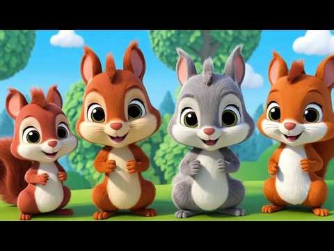 Squirrel Joins the Rescue Team | Funny and Fun Kids Nursery Rhyme Animation