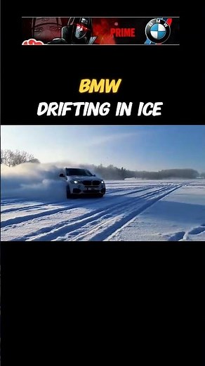 BMW DRIFT in ICE 🧊❄️ | Ultimate Power Show #BMW #Shorts #automobile
