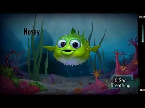 10 Second Slow Breath Exercise with Puffer Fish Image & Original 130 Hz Prima Sounds Nitric Oxide.