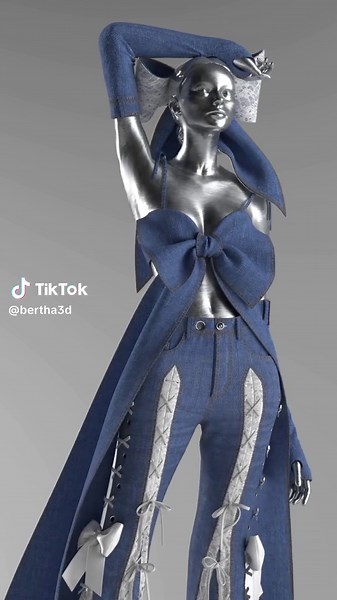 Fashion Chaos: Ribbons and Attitude in 3D Design