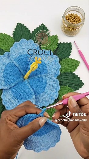 Passo a Passo: Flor de Hibisco em Crochê
