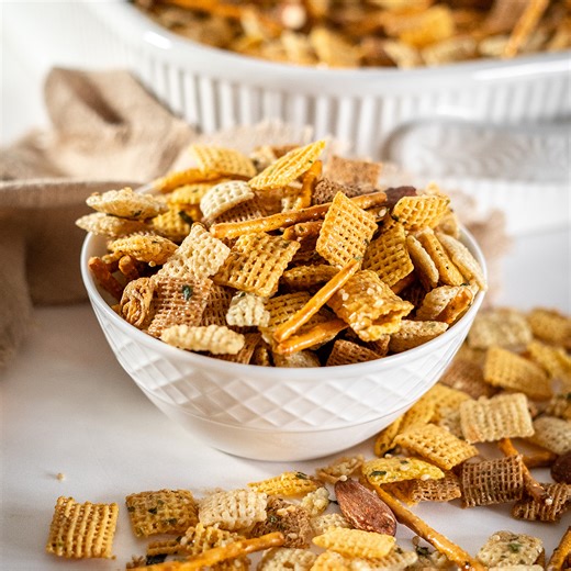Enjoy our ultimate Hawaii Holiday Furikake Chex Mix recipe! Create a crunchy fusion with Hawaii’s unique flavors. A treat packed with umami, sweet, and savory flavors. #chexmix #holidaytreats #hawaiisnacks Ingredients: 1 Box Corn Chex 1 Box Rice Chex 1 Box Wheat Chex 1 pack stick pretzels 1 cup mixed nuts (almonds) ¾ cup Furikake Seasoning Sauce: ½ cup butter ½ cup sugar ½ cup honey or Karo Syrup (corn syrup) ½ cup vegetable oil 1 tbs. shoyu (soy sauce) ------------------------------------------