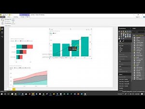 Power BI Line and Column Stack Bar Chart