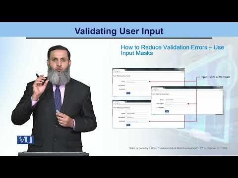 Validating user input | Web Engineering | CS511_Topic131