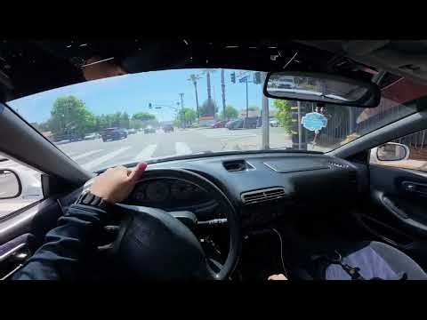 MANUAL POV | Driving to Work | Acura Integra DC4