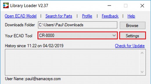 Importing Zuken CR-8000 library files using Components Editor - SamacSys
