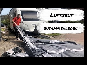 Camping air awning folding