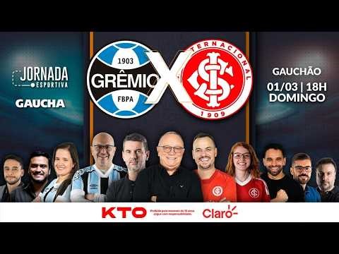 GRÊMIO 3x0 INTER + BATE-BOLA | JOGO DE IDA DA FINAL DO GAUCHÃO | JORNADA DIGITAL | 01/03/26