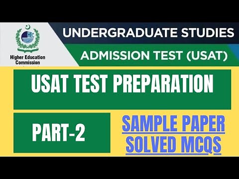 USAT Test preparation complete MCQS Solution with Examples