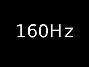 Speaker Sound Test 160Hz