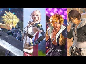 Dissidia Final Fantasy NT Beta - 12 Minutes of Online Gameplay | ft Cloud, Squall, Lightning & Tidus