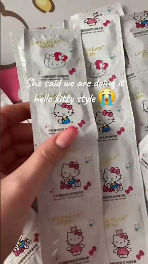 Hello Kitty condoms anyone? Link in bio! #sanriogirl #hellokitty #sanrio