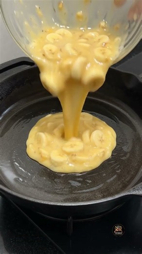 2-Ingredient Banana Egg Pancake! 🍌🥞