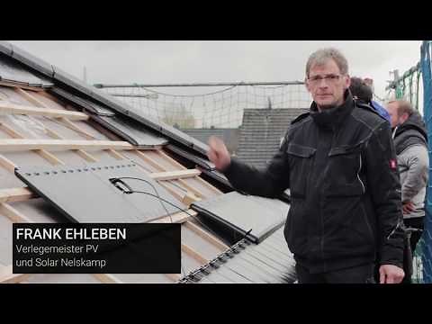 Solarziegel unauffällig ins Dach integriert – Made in Germany. By Nelskamp.