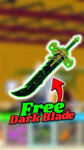 3 Way to get "Free” Dark Blade in Blox Fruit #roblox #shorts #viral #trending